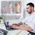 2 Pcs Ultra-Thin Wrist Brace Support for Carpal Tunnel, Pain Relief, Elastic Wraps for Right and Left Hands (Skin Tone)