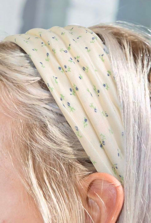 Trendy Headbands for Women, Non-Slip Floral Hair Bands, Stretchy Sweat Bands for Yoga & Everyday Fashion