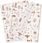 JarThenaAMCS 100 Sheets Western Cowboy Tissue Paper, Wild West Rodeo Gift Wrapping Paper for Birthday Holiday Decor
