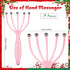 24 Pcs Scalp Massager Portable Handheld Spa Head Massager for Deep Relaxation and Stress Reduction Manual Head Massage Tool for Office Home Christmas Gift(Blue, Pink, Black)