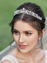 SWEETV Wedding Tiaras and Crowns, Rhinestone Bridal Crown Princess Tiara Headpieces for Women, Flower Girls