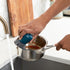 Full Circle Clean Ocean Palm Brush for Dishes, Pots & Pans, Ergonomic Grip, Made from 100% Recycled Fishing Nets,