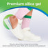 Gel Heel Pads - 2 Pcs Heel Cups for Plantar Fasciitis Pain Relief, Foot Pain Support Cushion Insoles