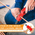 4 Pieces Copper Pipe Cleaner and Reamer Set, 4 In 1 Pipe Deburring Brush for PVC PPR Copper