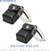 1 Pack Compact Folding Reading Glasses for Men and Women, Foldable Full Frame Computer Glasses with Reading Case,