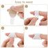 DIVINA VITAE Trigger Finger Splints - 5PCS Thumb Brace for Trigger Finger Pain Relief, Fits All Fingers (Skin Color)