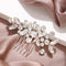 Unicra Silver Crystal Bride Wedding Hair Comb Bridal Headpiece Rhinestone Accessories for Women and Girls (A-Silver)