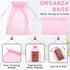 ANZNKU 50 Pack Organza Bags, 4 x 6 inch Premium Sheer Drawstring Bags for Candy, Jewelry, Party, Wedding, Christmas