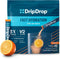 DripDrop Hydration - Orange, Electrolyte Drink Mix, Non-GMO, Gluten Free, Vegan, 32 Sticks