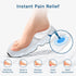 Heel Cushions for Heel Pain Relief (4 Pack) - Heel Spur Relief Products Heel Pads Heel Inserts Women Gel Heel Cups Heel Pain Men Heel Cups Plantar Fasciitis, Heel Supports Heel Pain Shoe