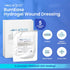 BurnEase Hydrogel Wound Dressing for Burns, XL 4in, Box of 5 Sterile Dressing Pads