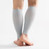 15-20mmHg Grey Calf Compression Sleeve for Men and Women, Wide Calf Brace Compression Socks for Leg Support, Pain Relief