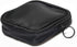 Mesh Travel Toiletry Bag, Transparent Standing Pouch, Portable Shaving Kits Organizer, Pack of 2 Sizes (S/M), Black