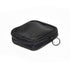 Patu Mesh Travel Toiletry Bag, Portable Shaving Washing Kits Organizer, Pack of 2 (Size S), Black