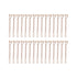 T3 Clip Kit with 4 Alligator Clips and 30 Rose Gold Bobby Pins for Hair Styling and Blow Drying