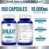 Premium Shilajit Capsules 10,000mg (150 Capsules) - Non-GMO & Gluten Free
