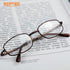 EFE Metal Frame Reading Glasses, 2.5 Wire Lightweight Spring Hinge Eyeglasses, 4 Pack Mixcolor