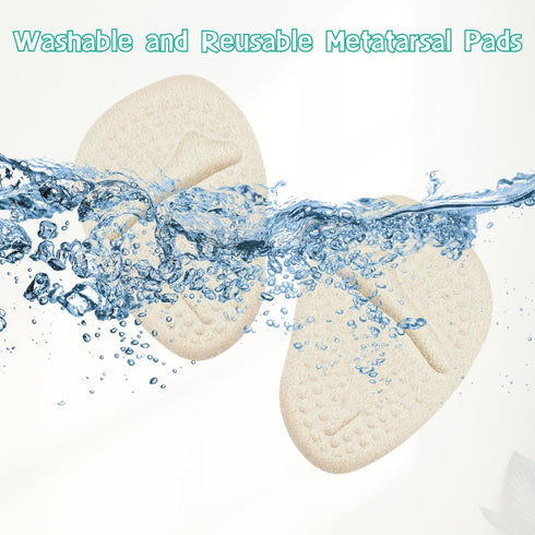 Metatarsal Pads, 3 Pairs Gel Shoe Inserts for Pain Relief and Comfort