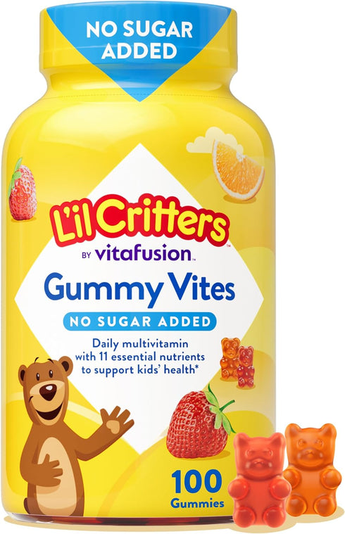 Lil Critters Gummy Vites No Sugar Added Daily Gummy Multivitamin for Ages