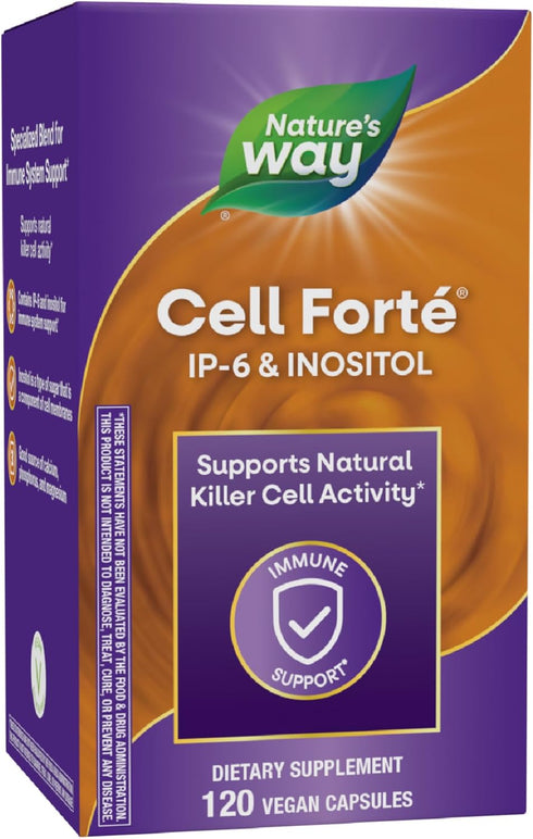 Nature's Way Cell Fort IP-6 & Inositol Immune Support Supplement with Calcium,