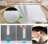 Herda 4 Pieces Cast Iron Scrubber Tool Kit, Chain Mail Scrubber, Steel Skillet Brush, Plastic Pan Scraper Set
