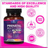 Women's Prenatal Multivitamin with Folic Acid + DHA, 60 Softgels for Fetal Support, Non-GMO