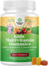 Plant Based Kids Multivitamin Gummies - Immunity Support with Vitamins A, C, D3, E, B & Zinc, Gluten Free, Non-GMO,