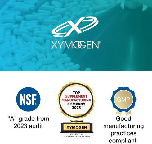 XYMOGEN ColonX - Triphala Supplement with Magnesium Citrate & Cape Aloe - Supports GI Motility, 60 Capsules
