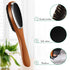 Patelai 2 Pieces 3 in 1 Lint Cloth Brush, Double Sided Garment Brush, Beech Wood Handle, Random Color