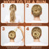 YGDZ 50cm Light Coffee Hair Nets for Buns, 40pcs - Nylon Mesh Hair Accessories for Women, Girls, with Bobby Pins