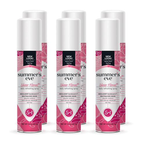 Summer's Eve Freshening Spray | Sheer Floral | 2 oz Size |