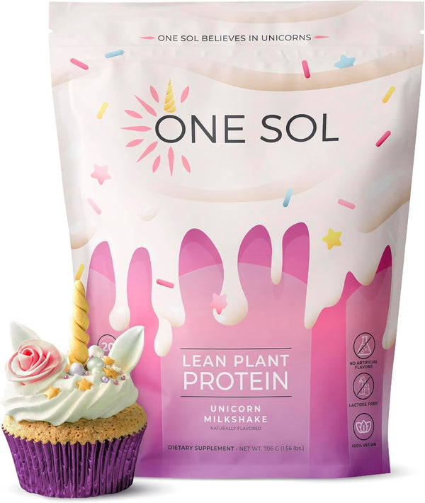 One Sol Protein Powder, Lean & Low Carb, Gluten Free, Lactose-Free, No Sugar Added, Vegan Friendly