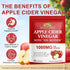 NIFEISHI Gummies, (1000mg) (90Count) Gummies B6 B12, Apple Cider Vinegar Apple Cider Vinegar with Mother, ACV w/Vitamin