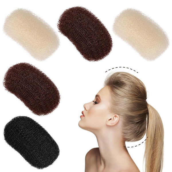 LALAFINA 5Pcs Hair Base Sponge Bump Up Clips, DIY Volume Hair Accessories for Women Girls