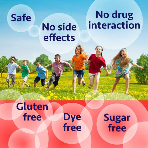 Kids Relief Throat Ease Syrup for Ages 0-12 - 3.4 Fl Ounce