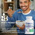 Bronson Men's Probiotic | 60 Vegetarian Capsules | 50 Billion CFU Plus Prebiotic with Ashwagandha, Fenugreek & Zinc,