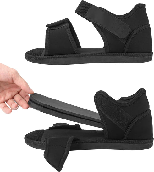 Shoe Balancer for Use with Walking Boot and Uneven Legs, Shoe Leveler for Leg Length Discrepancy, Flat Shoes Lift