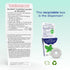 Eco-Dent GentleFloss Dental Floss, Waxed, Mint - Vegan Plant-Based Wax, 100 Yds Each (Pack of 2).