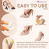Metatarsal Pads for Women, Heel Inserts for Shoes, Ball of Foot Cushions (2 Pairs) for All Day Pain Relief (Beige)