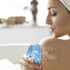 Silicone Body Scrubber, Handheld Shower Brush, Soft Loofah Bath Scrubber for Deep Clean, Blue