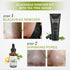 SHVYOG Blackhead Peel Off Face Mask - 3-in-1 Remover with Brush & Tea Tree Oil Serum, Charcoal Mask (100g+30ml)