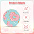 XIHIRCD 25pcs 2 3, 3/2 Adhesive Patches for Libre or Valentines Theme Sensor Patches Protector CGM Glucose Sensor