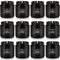 pliadvbu 12PCs Black Scented Candles - Aromatherapy Candle Set, Soy Wax Candle for