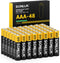 SONLUK AAA Batteries 48 Pack - 1.5V Super Heavy Duty Carbon Zinc Double