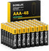 SONLUK AAA Batteries 48 Pack - 1.5V Super Heavy Duty Carbon Zinc Double