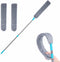 Retractable Gap Dust Cleaner: Microfiber Duster with Extension Pole (36 to 49 inches) for Household Cleaning