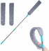 Retractable Gap Dust Cleaner: Microfiber Duster with Extension Pole (36 to 49 inches) for Household Cleaning
