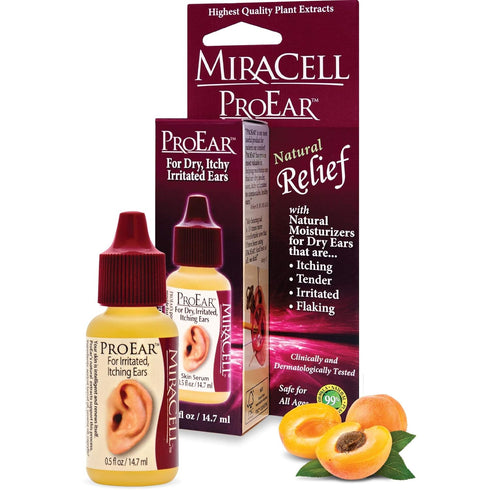 Miracell ProEar Ear Drops for Itchy Ears, 0.5oz, Ear Wax Softener for Adults and Babies