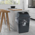 Ziglous 13 150 Counts, 6 Gallons Kitchen Garbage Bin Liner, Clear Trash Bags, Rolls