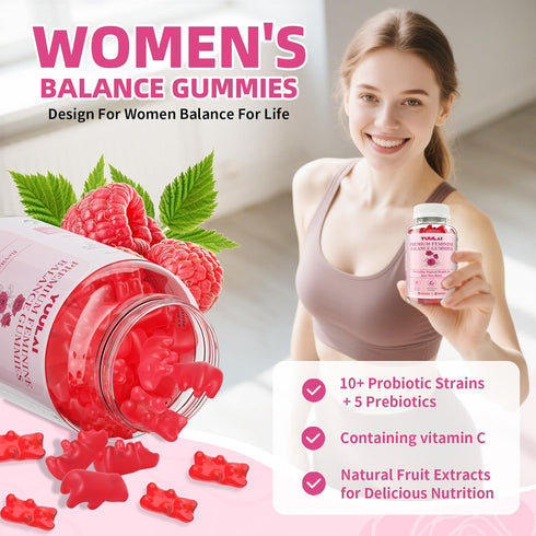 Pack 2 Gummies, Gummies 120 of Premium Feminine Balance Hawaiian Pineapple Feminine for Women PH Balance & Vaginal
